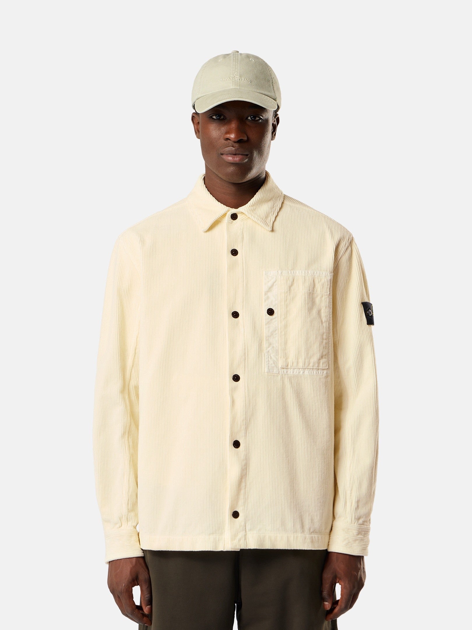 Comfort-fit snap-front overshirt with chest pocket - BoUvy