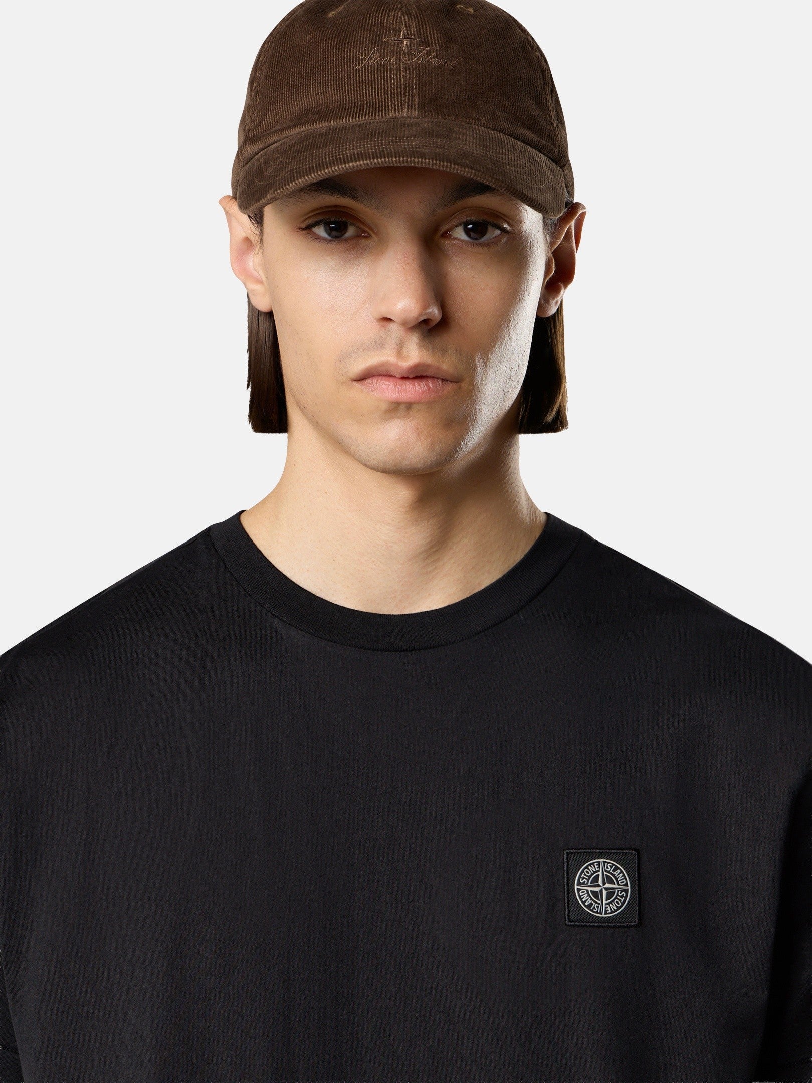 Slim-fit T-shirt with Compass patch - BoUvy