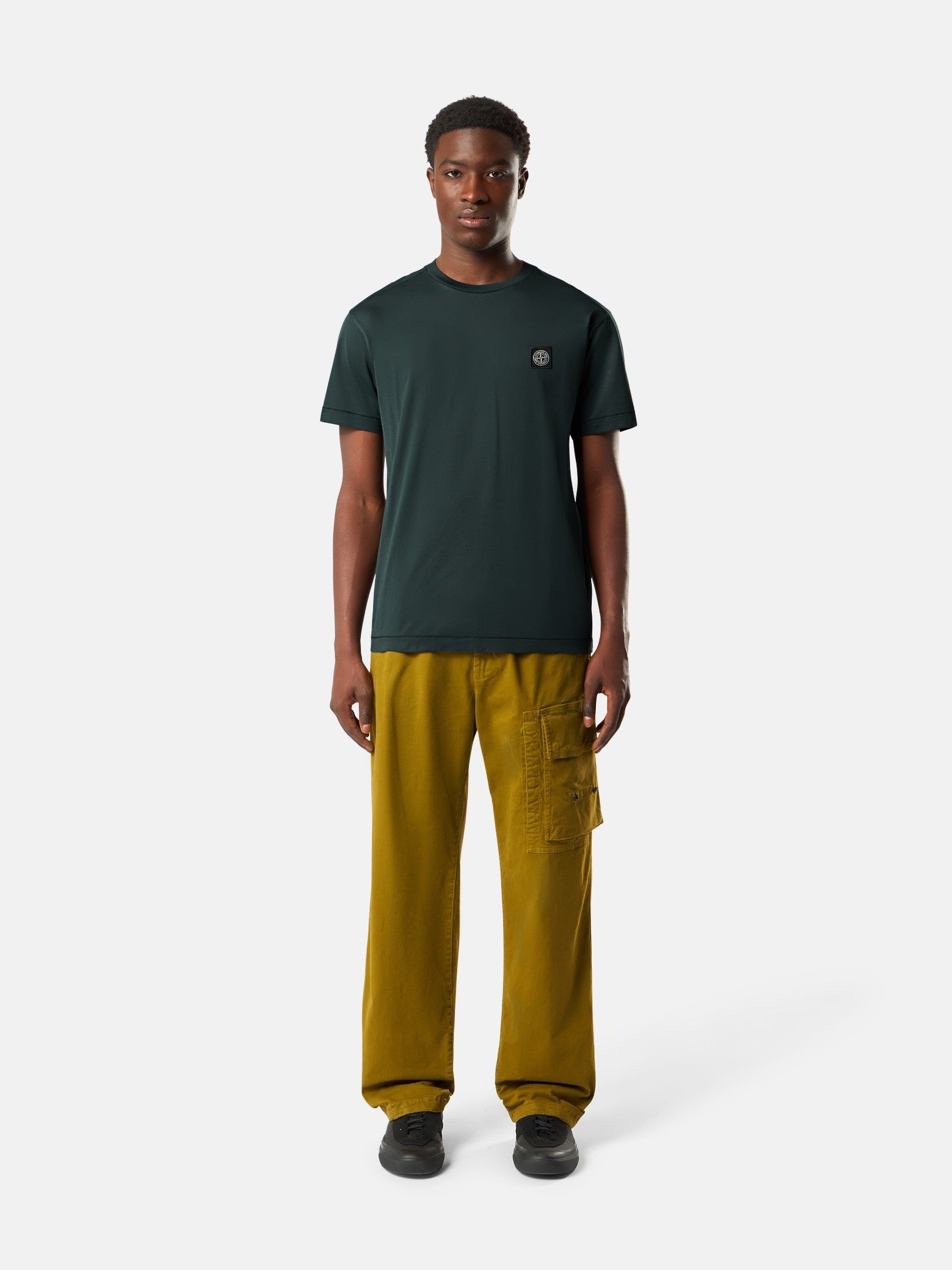 Slim-fit T-shirt with Compass patch - BoUvy