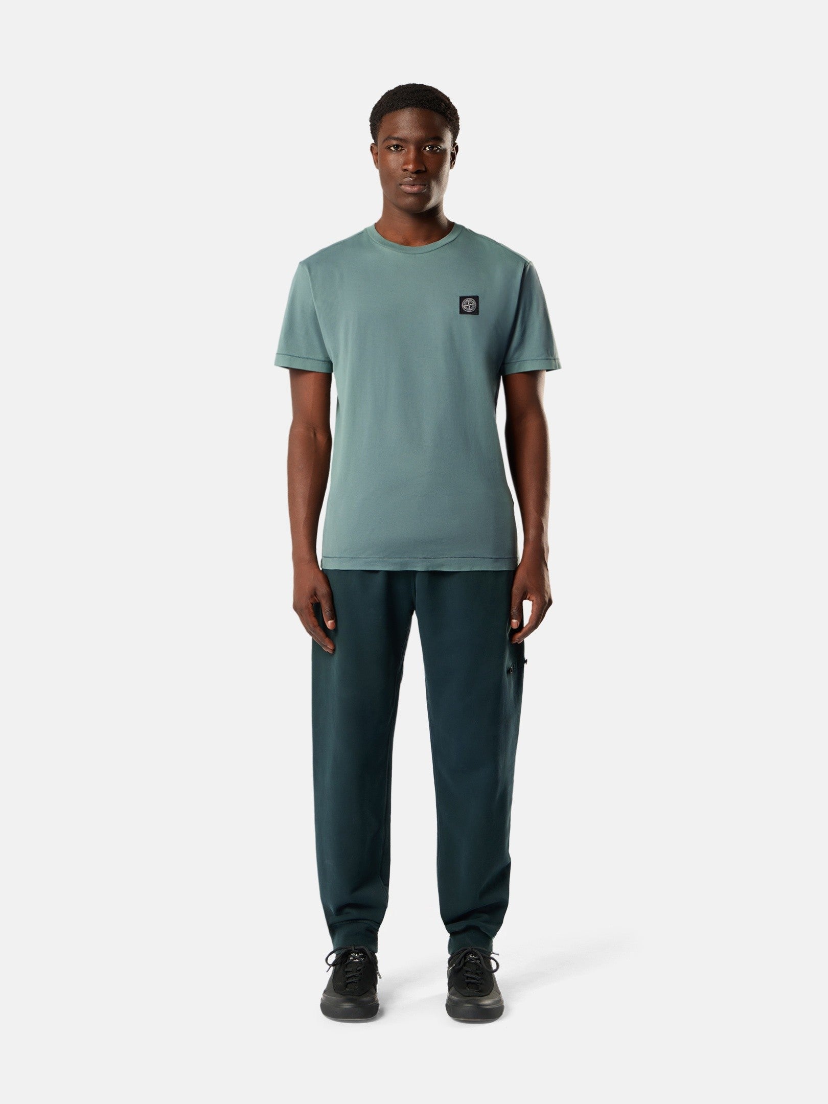 Slim-fit T-shirt with Compass patch - BoUvy