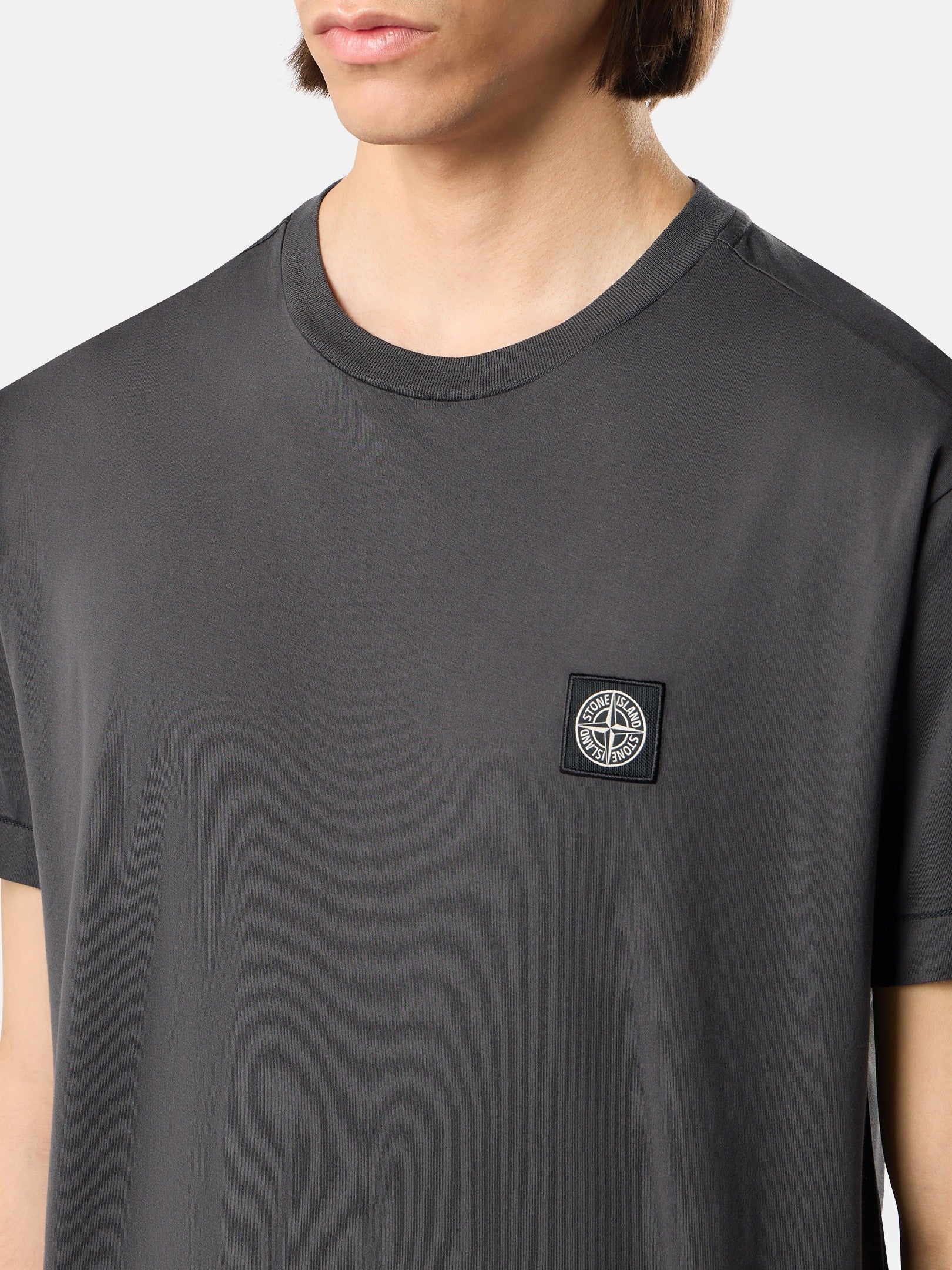 Slim-fit T-shirt with Compass patch - BoUvy