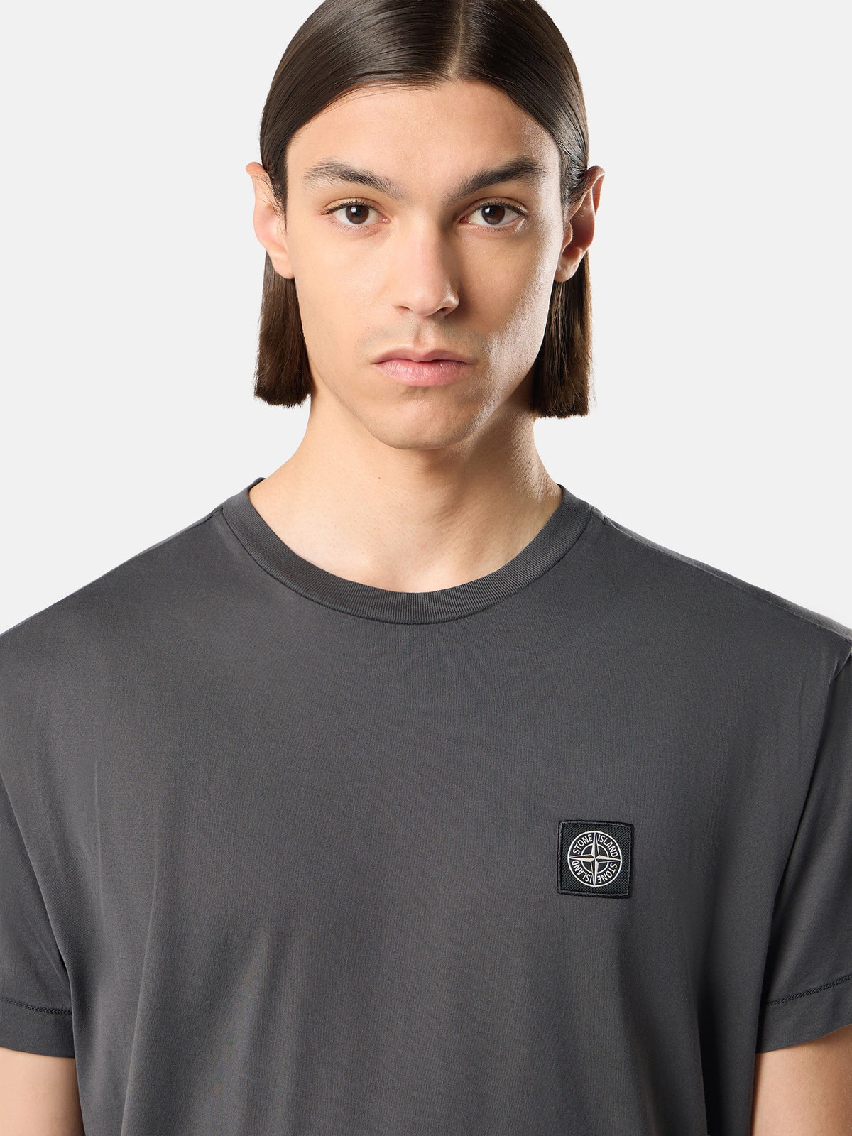 Slim-fit T-shirt with Compass patch - BoUvy