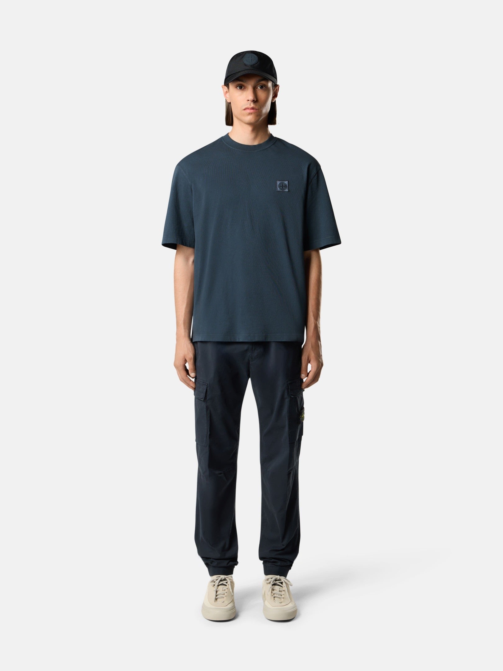 Regular-fit T-shirt with Compass patch - BoUvy