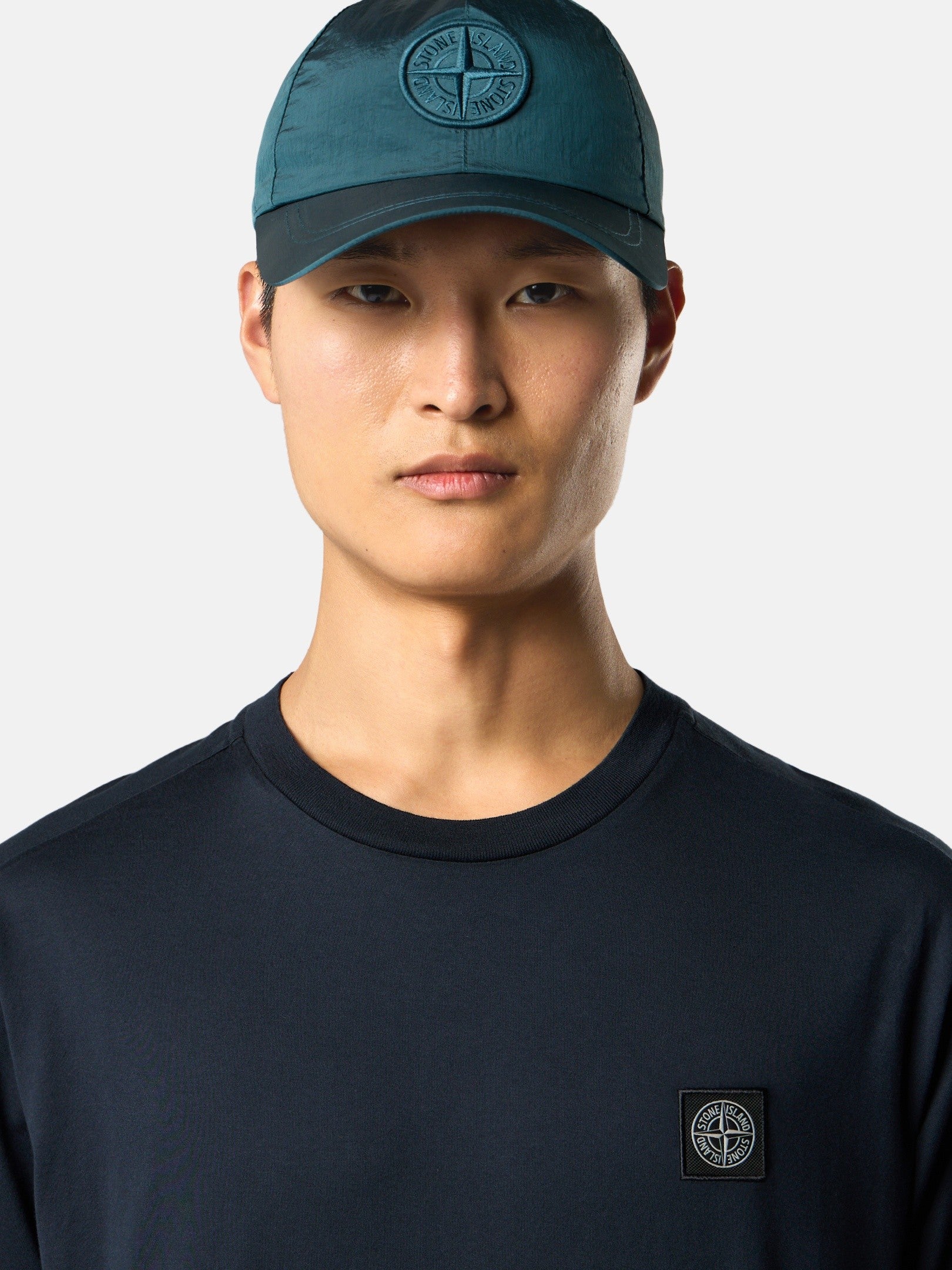 Slim-fit long-sleeve T-shirt with Compass patch - BoUvy