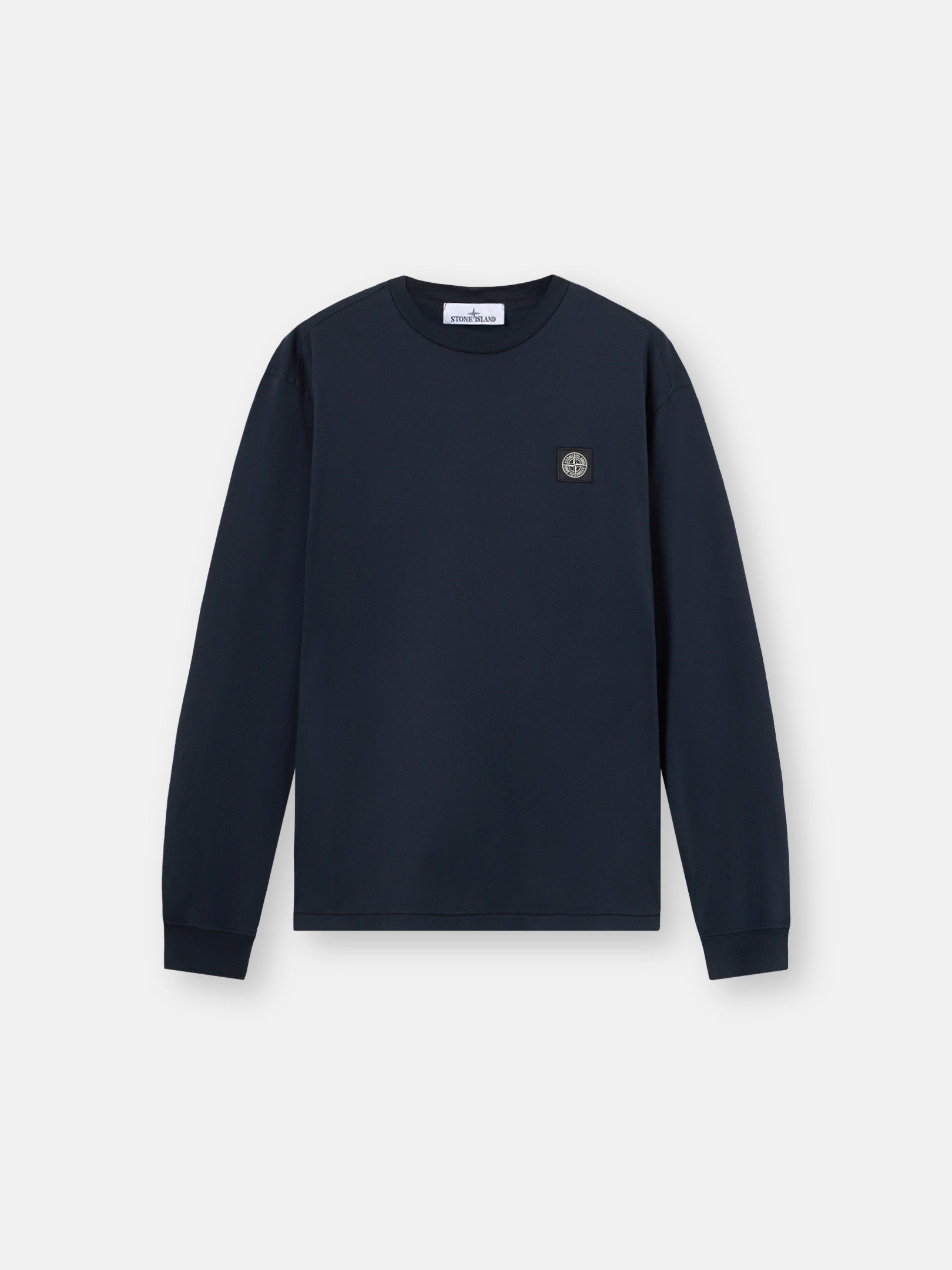 Slim-fit long-sleeve T-shirt with Compass patch - BoUvy