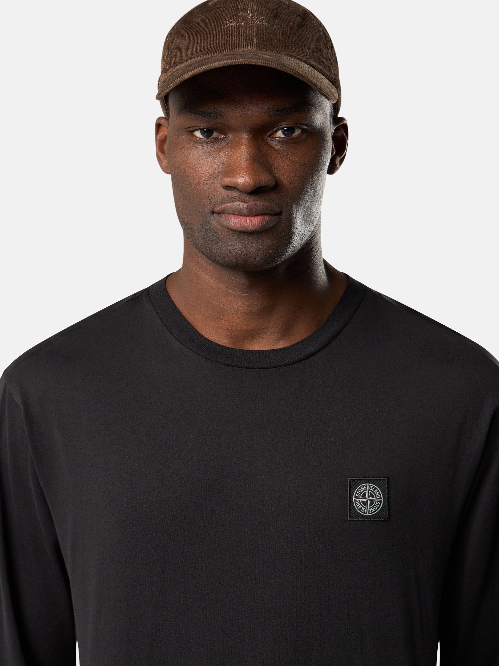 Slim-fit long-sleeve T-shirt with Compass patch - BoUvy