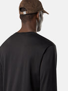 Slim-fit long-sleeve T-shirt with Compass patch - BoUvy