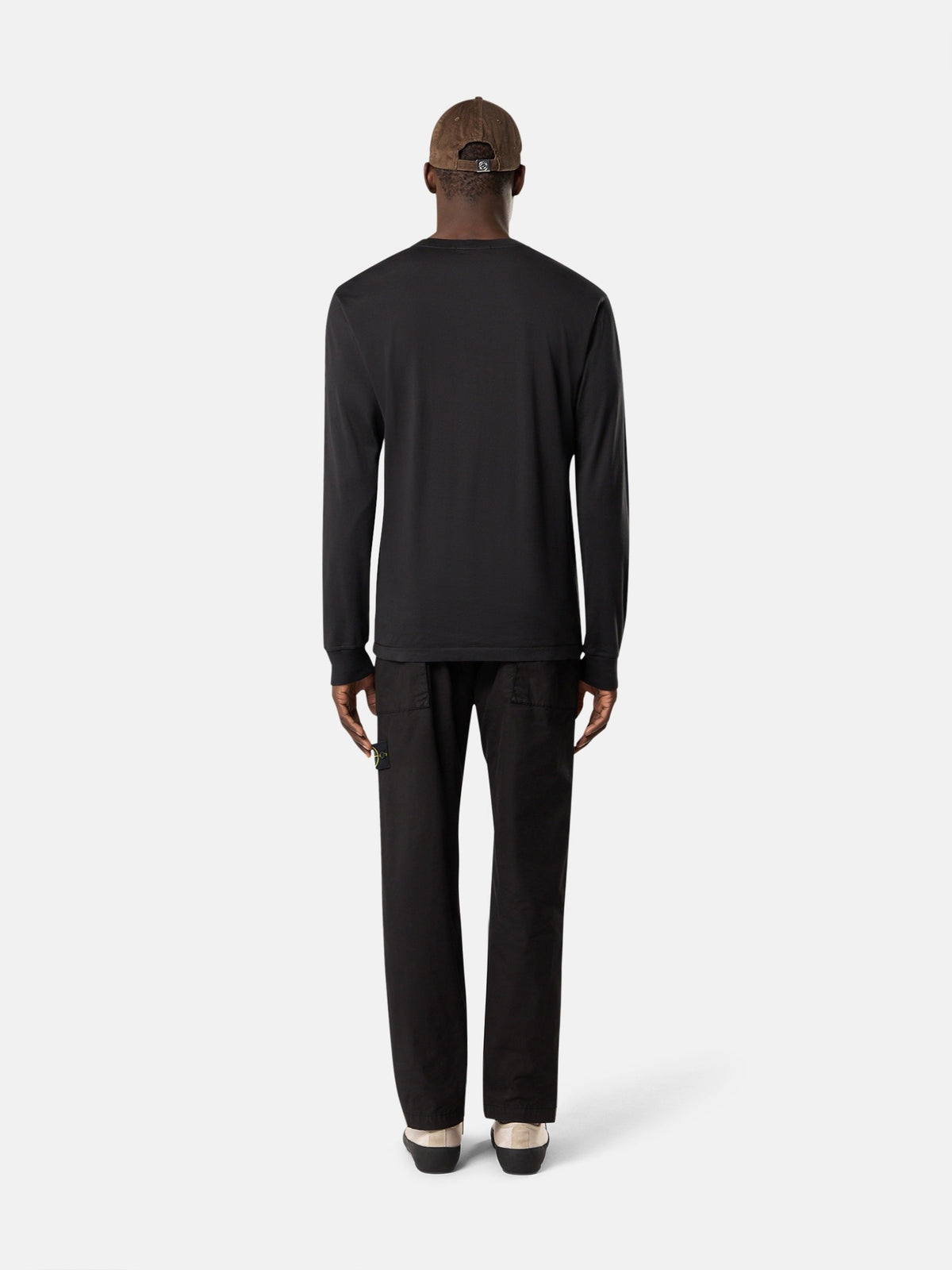 Slim-fit long-sleeve T-shirt with Compass patch - BoUvy