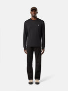 Slim-fit long-sleeve T-shirt with Compass patch - BoUvy