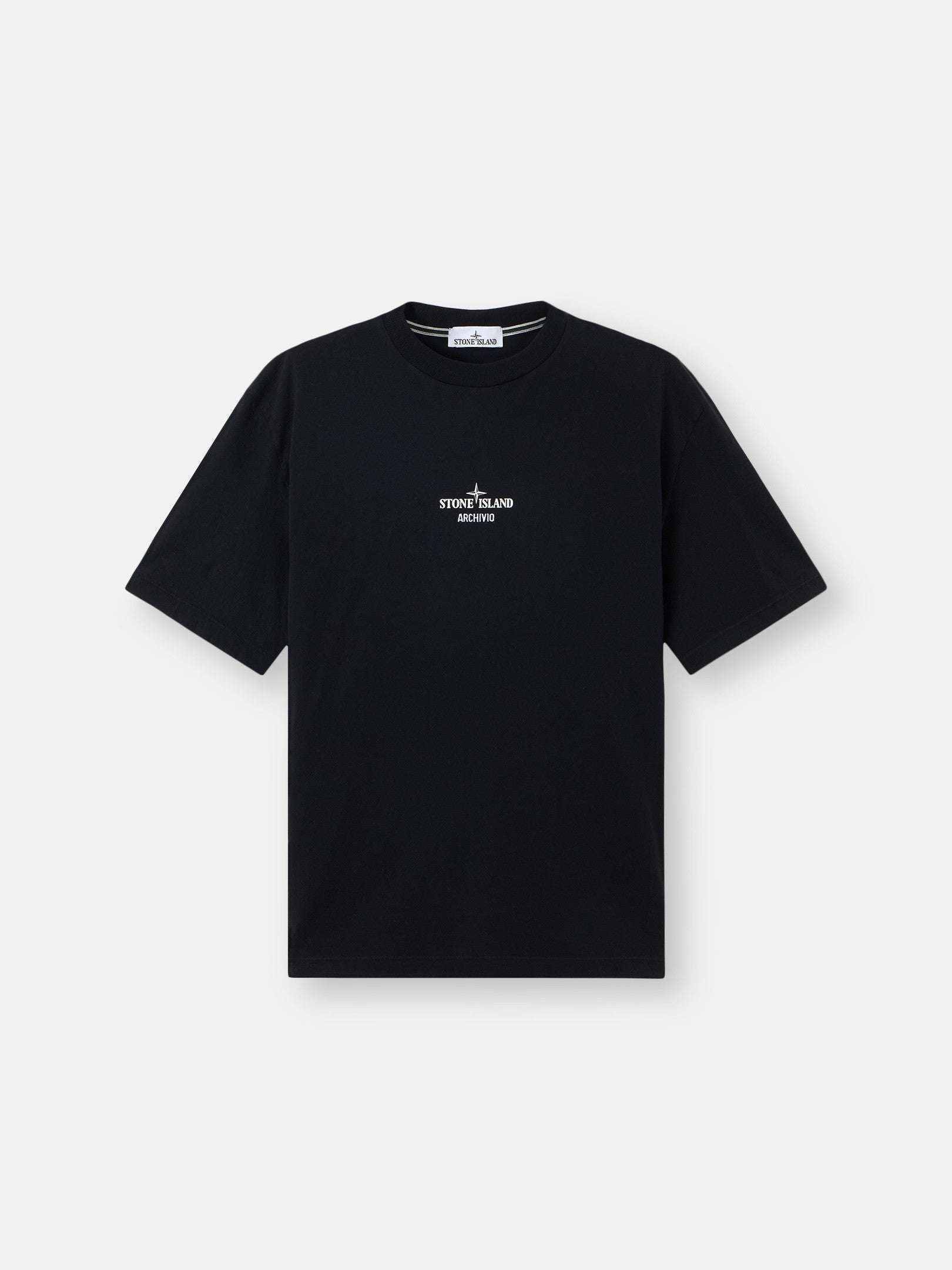 Regular-fit T-shirt with seasonal 'ARCHIVIO' print - BoUvy