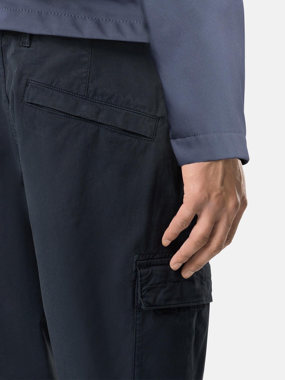 Regular-tapered-fit cargo trousers - BoUvy