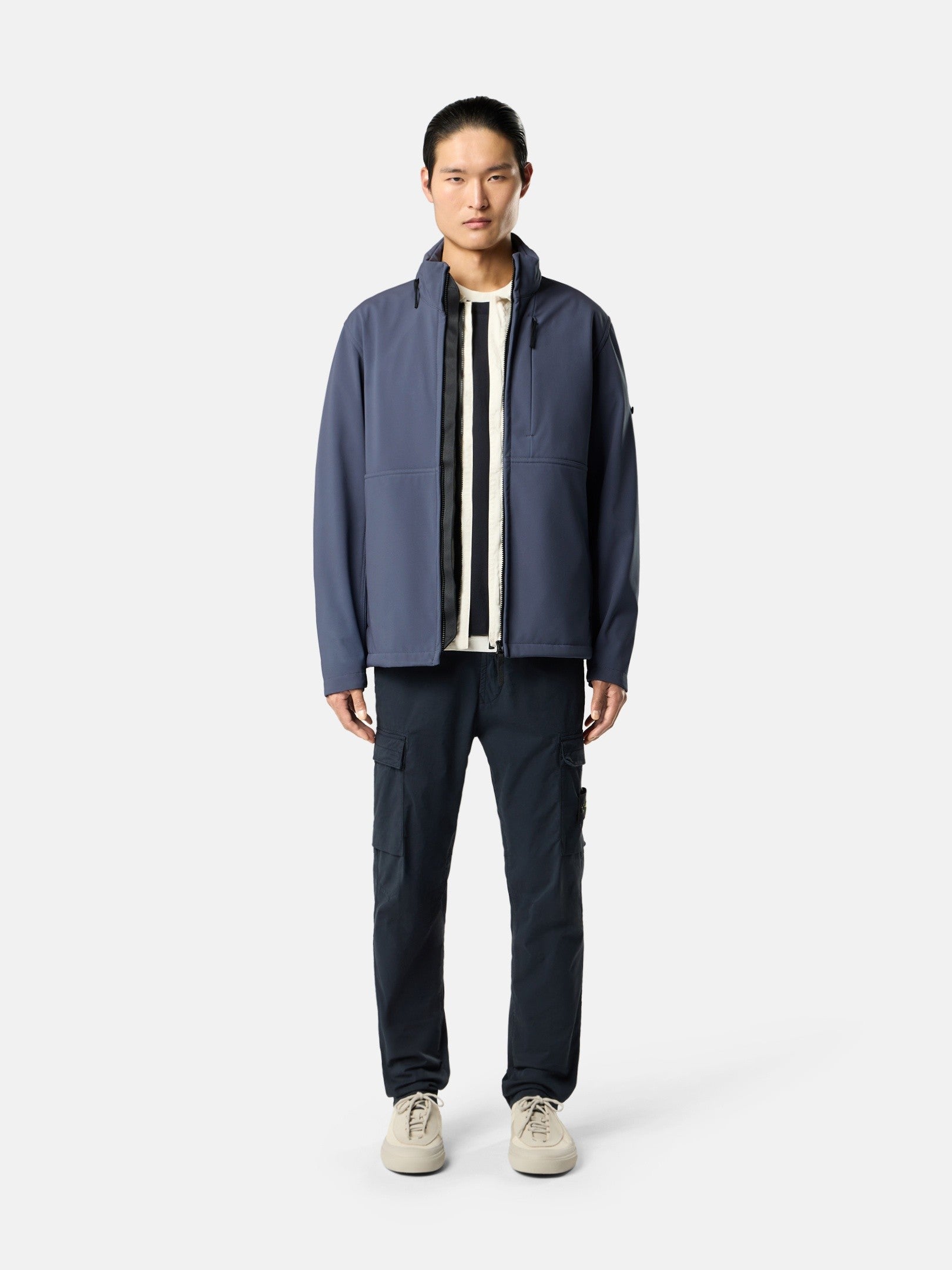 Regular-tapered-fit cargo trousers - BoUvy