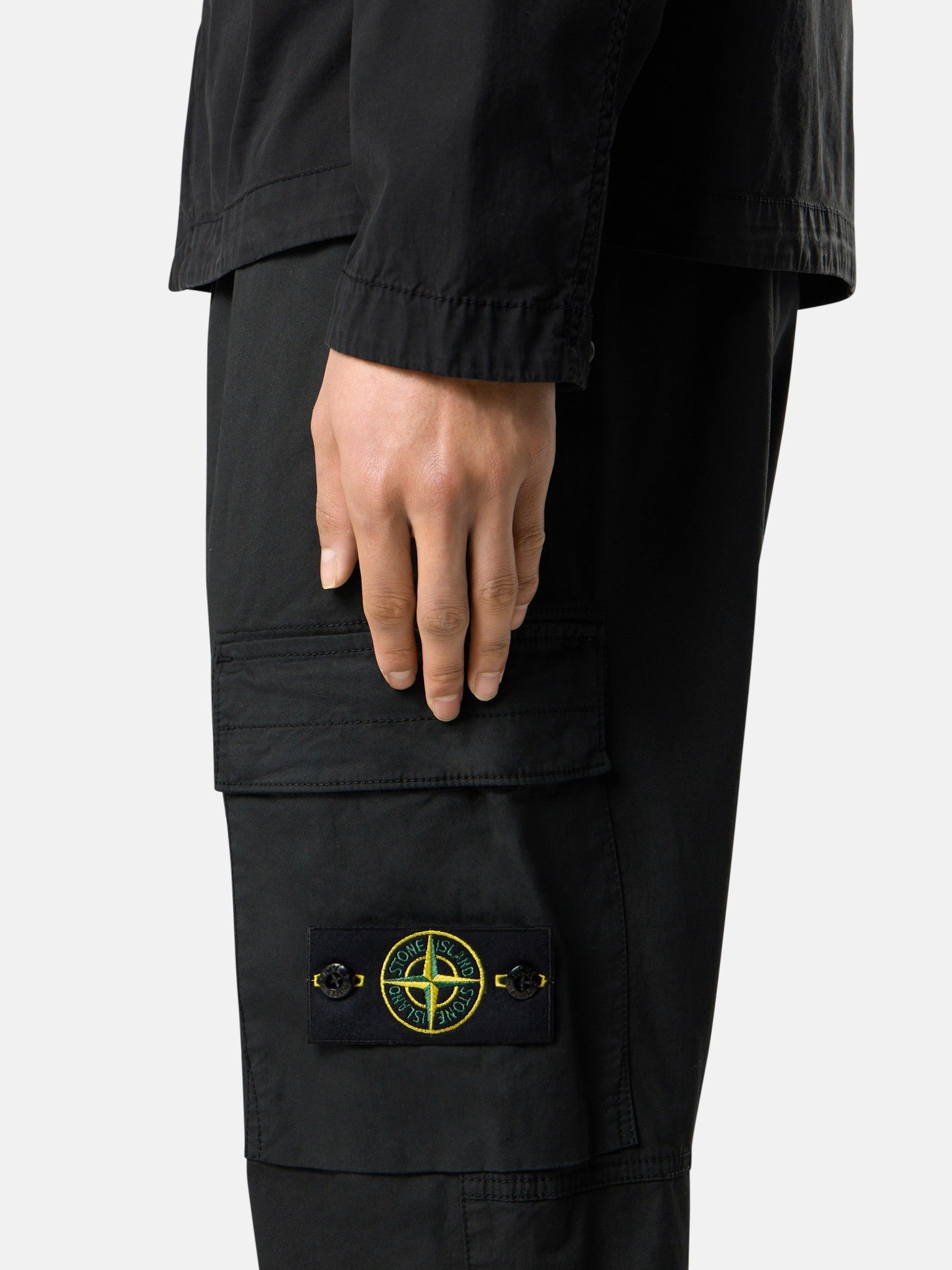 Regular-tapered-fit cargo trousers - BoUvy