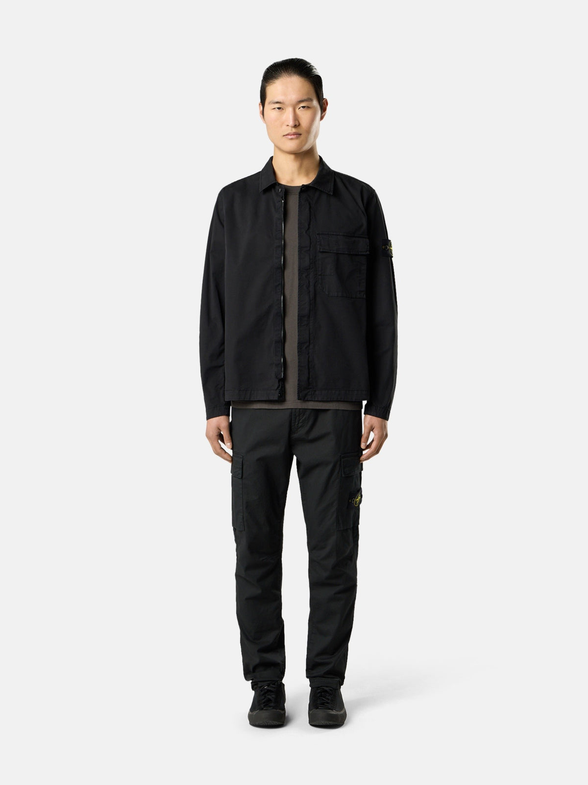 Regular-tapered-fit cargo trousers - BoUvy