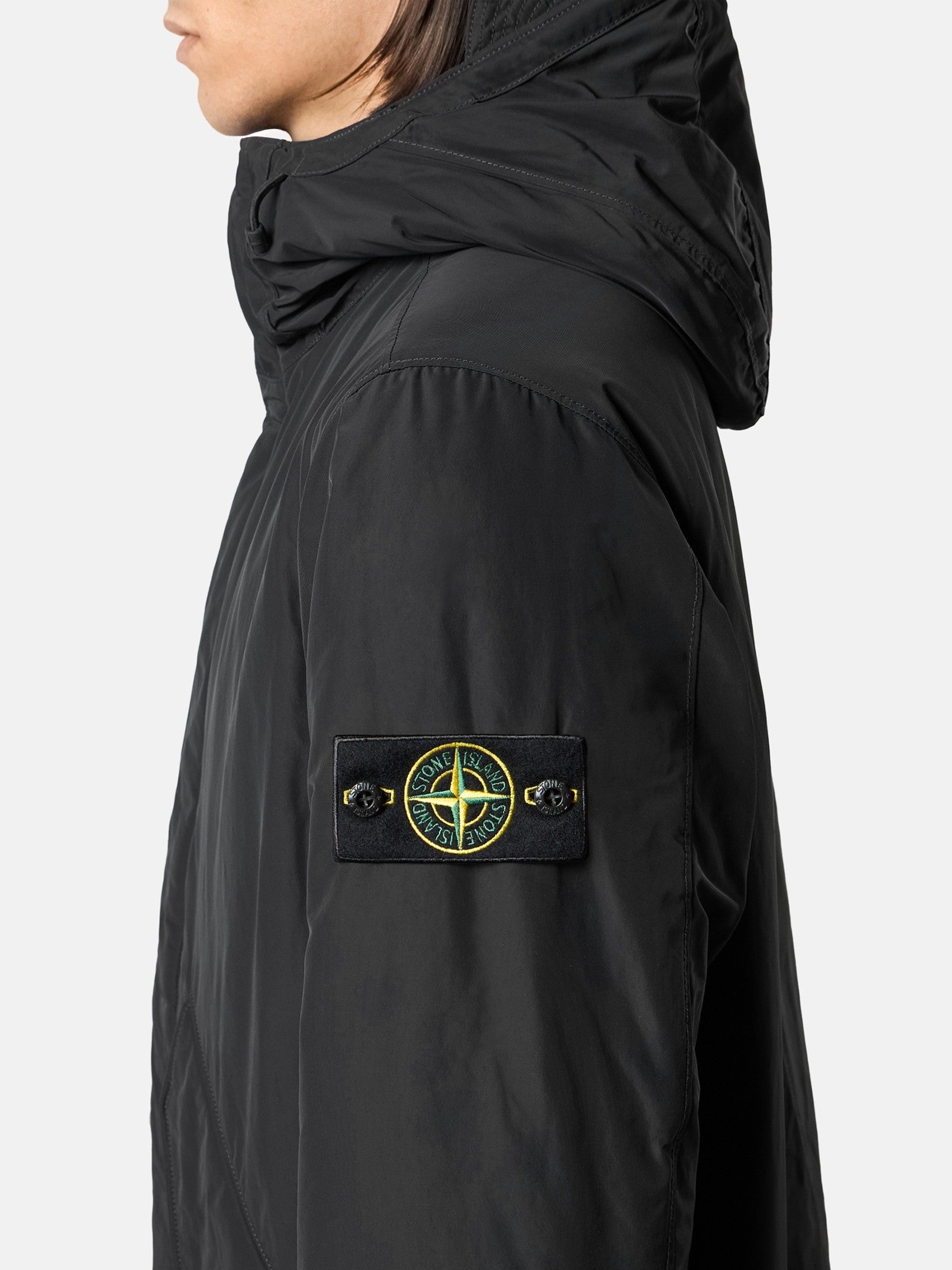 Padded hooded jacket with anti-drop - BoUvy