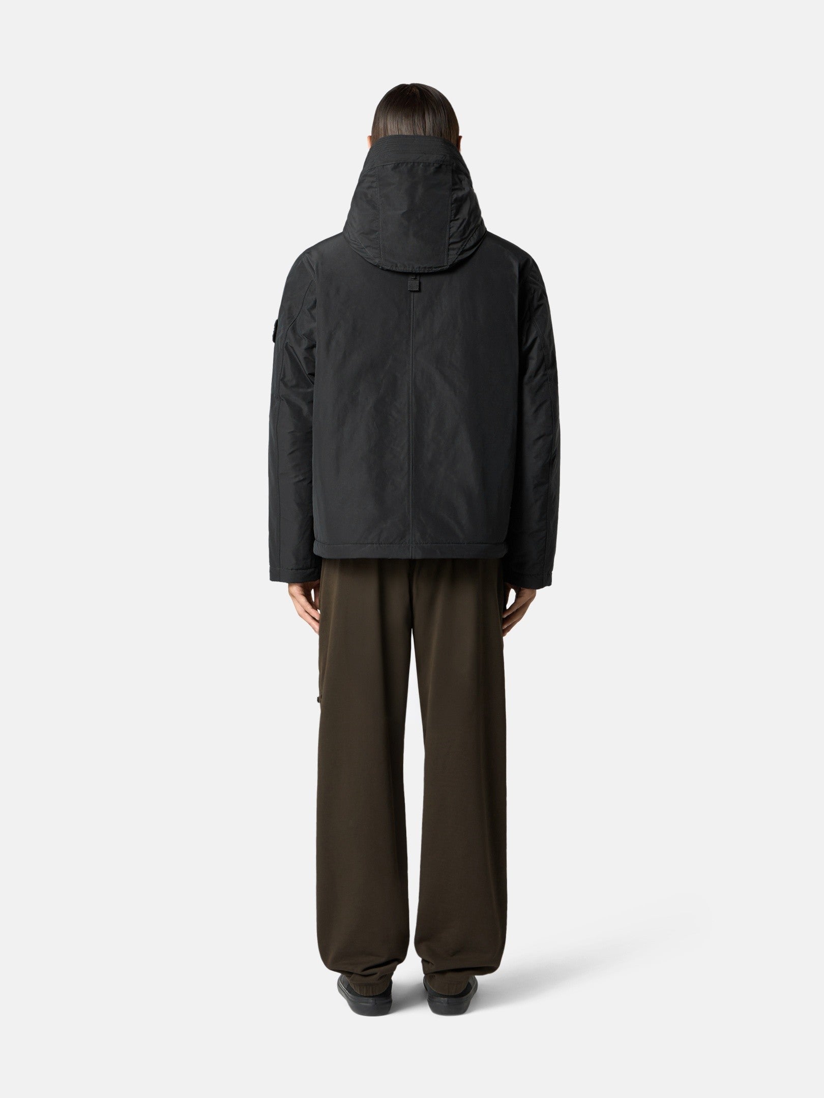 Padded hooded jacket with anti-drop - BoUvy