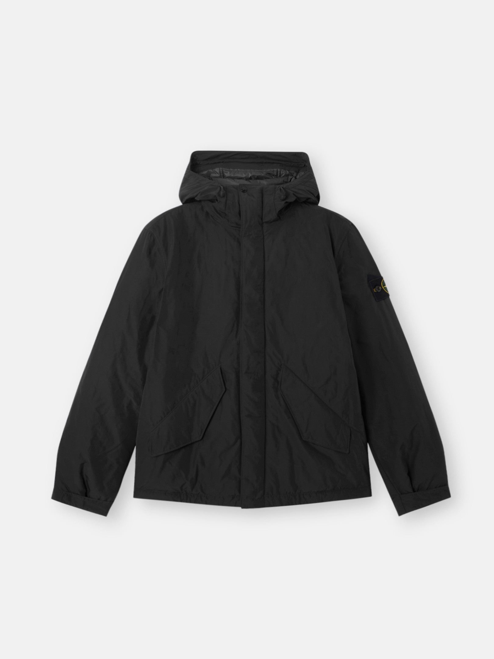 Padded hooded jacket with anti-drop - BoUvy