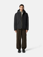 Padded hooded jacket with anti-drop - BoUvy