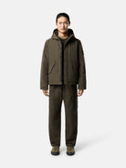Padded hooded jacket with anti-drop - BoUvy