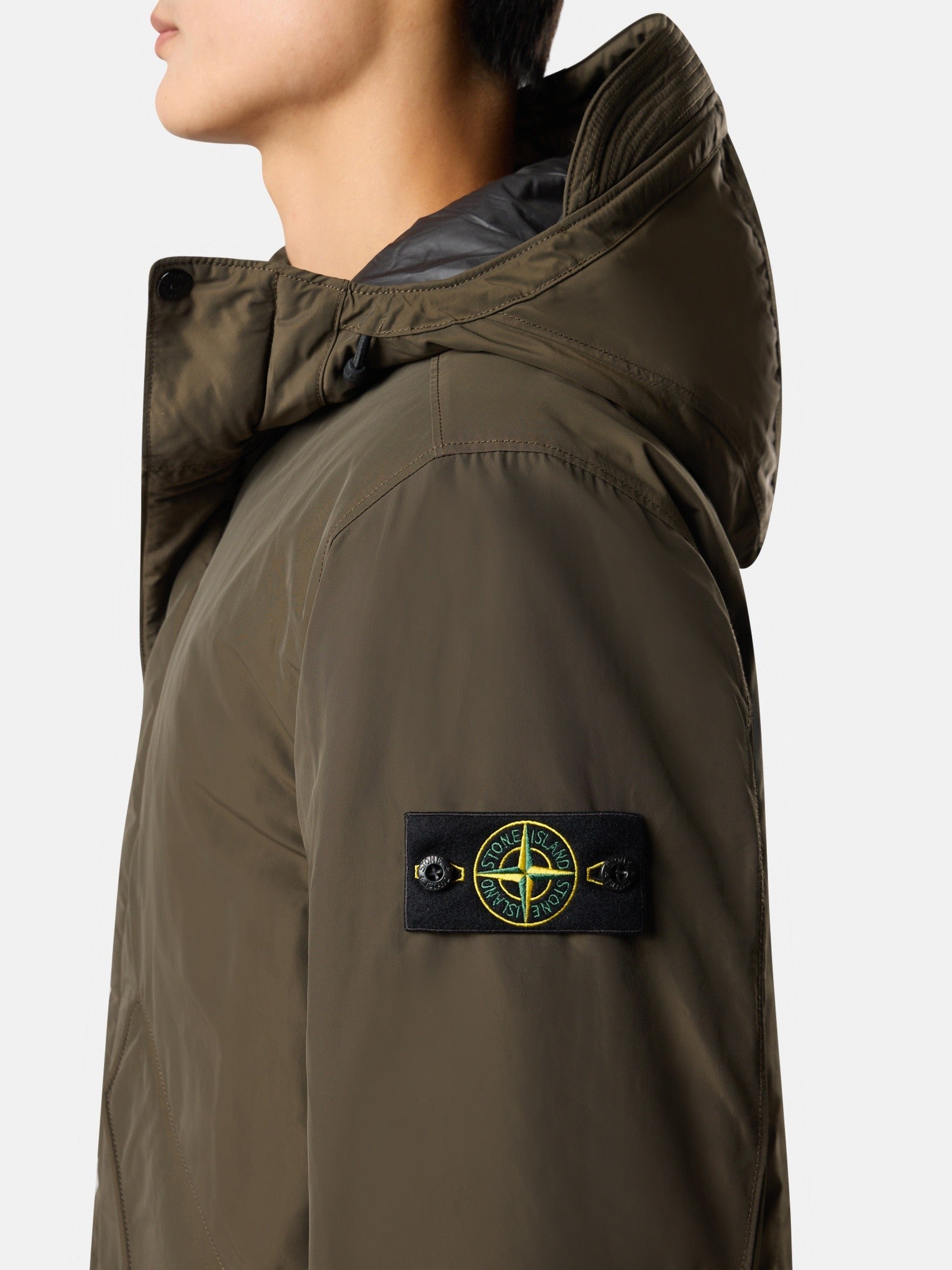 Padded hooded jacket with anti-drop - BoUvy