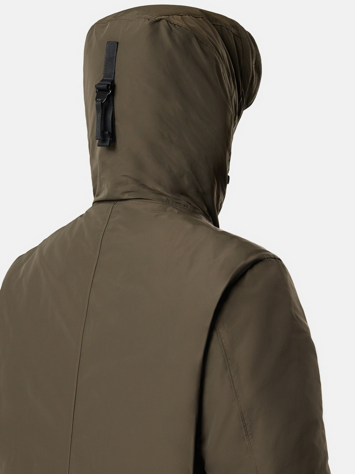 Padded hooded jacket with anti-drop - BoUvy