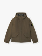 Padded hooded jacket with anti-drop - BoUvy