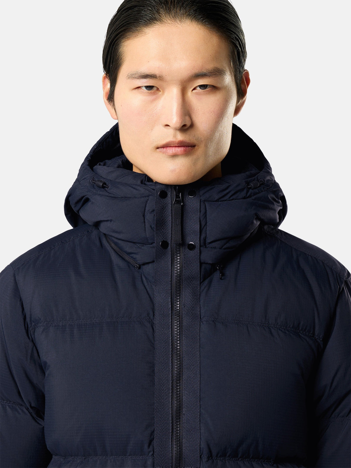 Tear-resistant down jacket with detachable hood - BoUvy