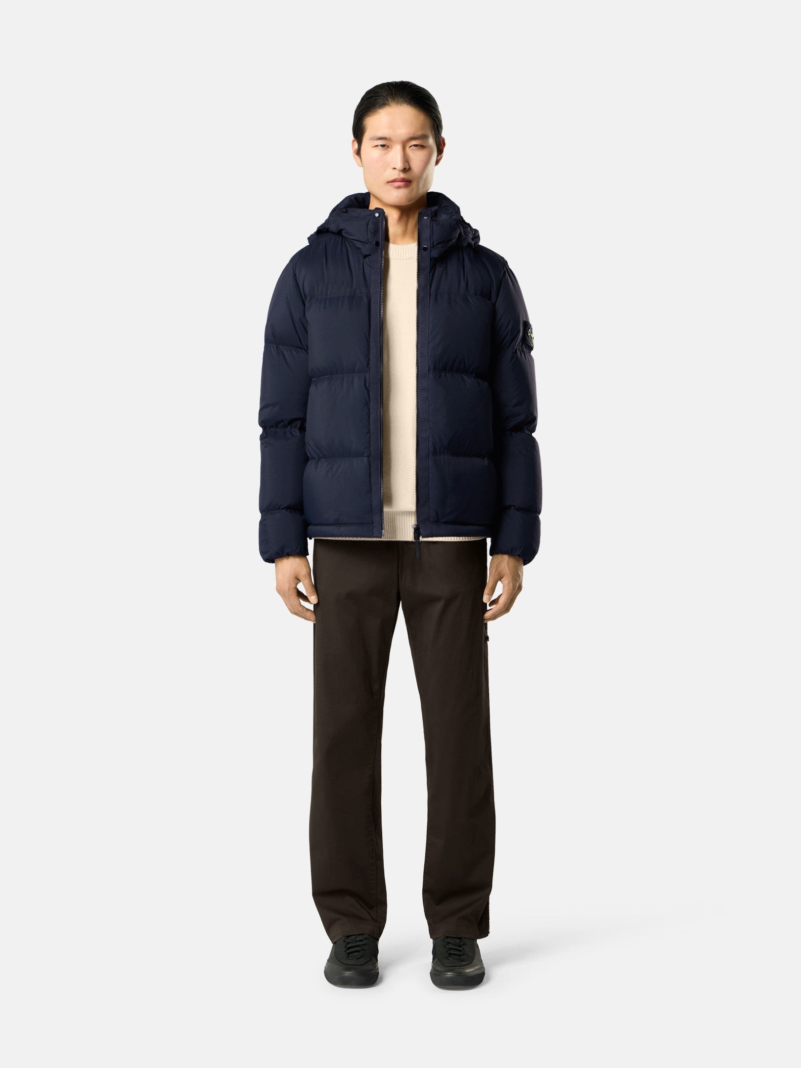Tear-resistant down jacket with detachable hood - BoUvy