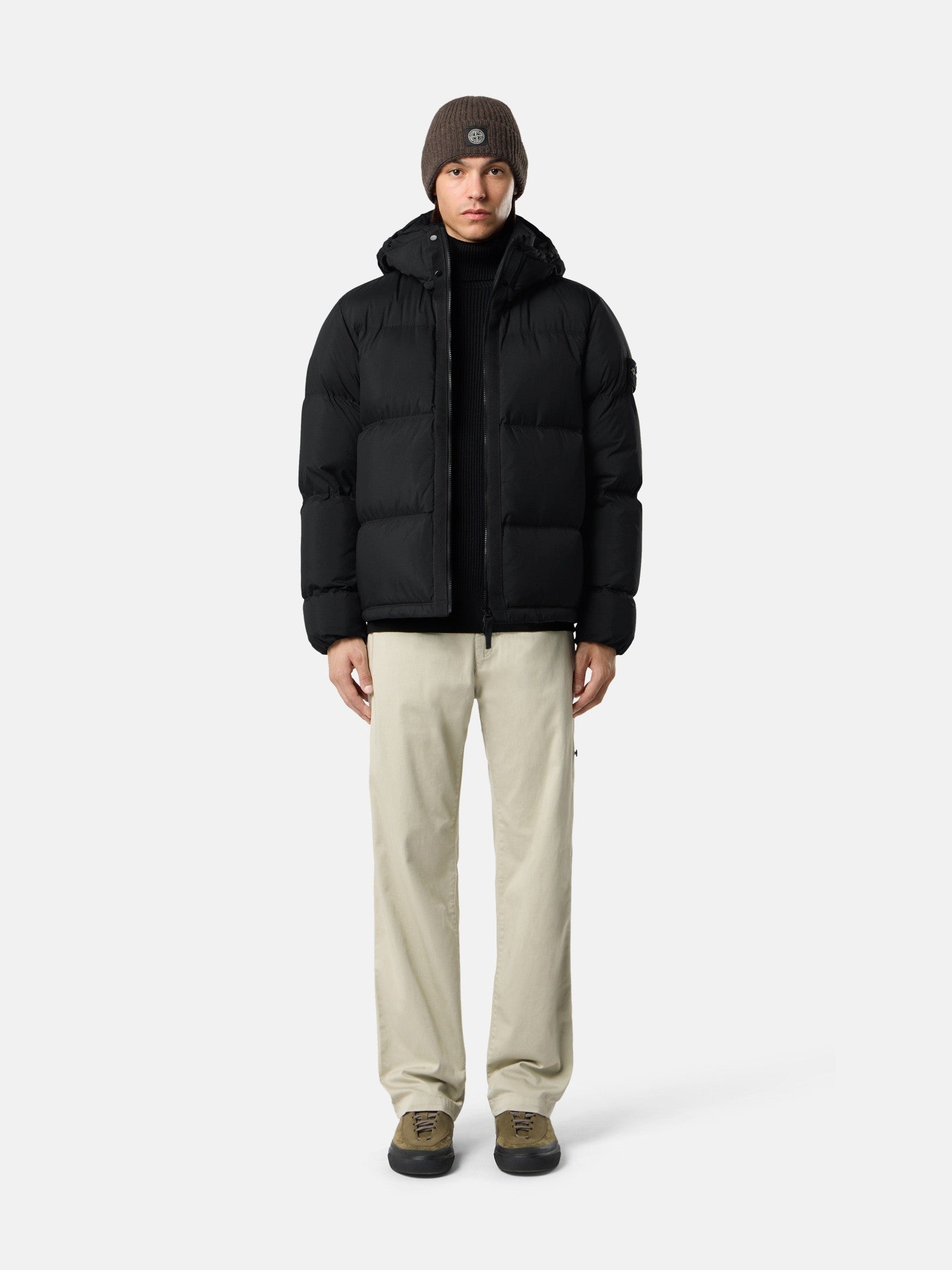 Tear-resistant down jacket with detachable hood - BoUvy