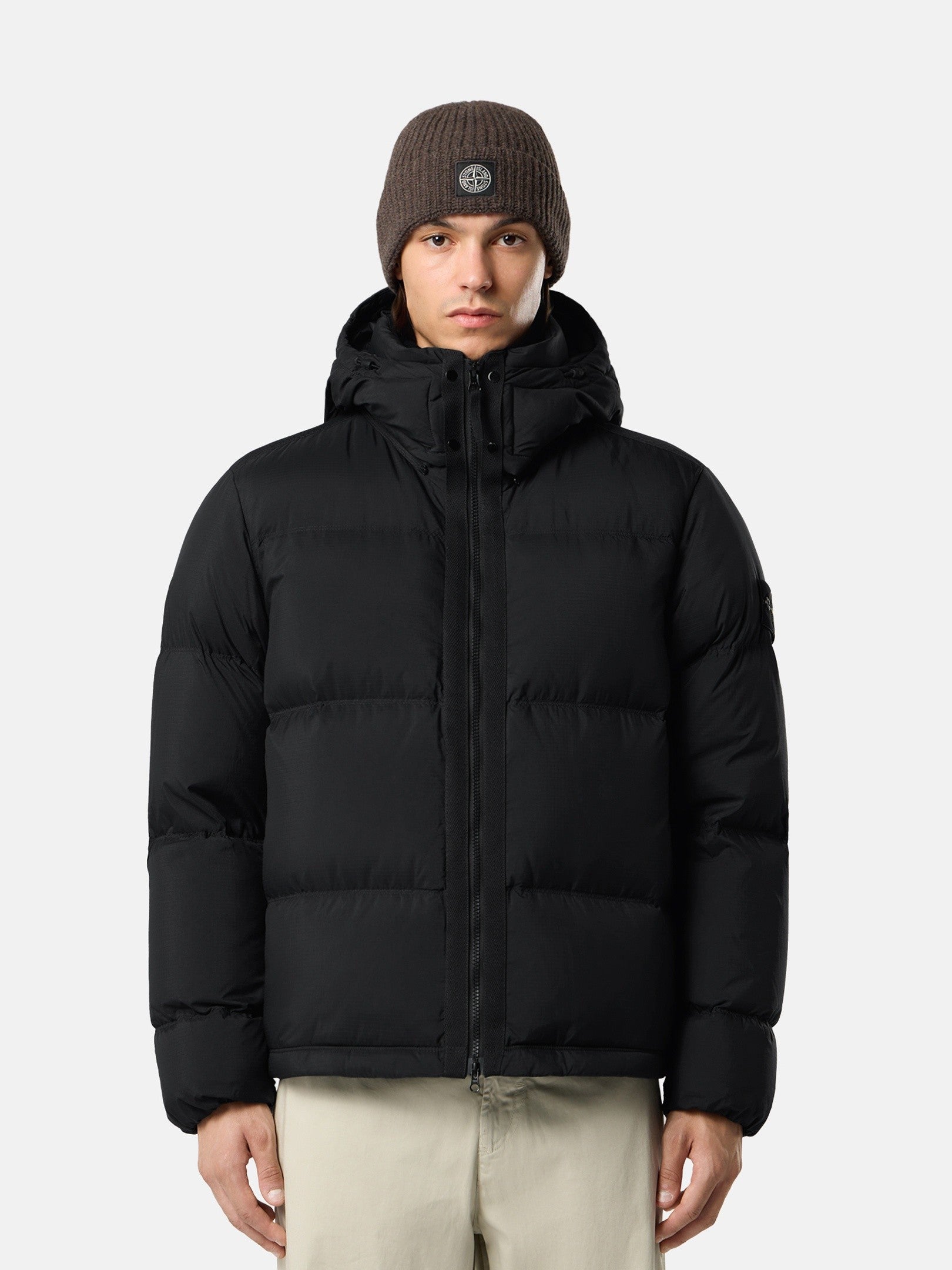 Tear-resistant down jacket with detachable hood - BoUvy
