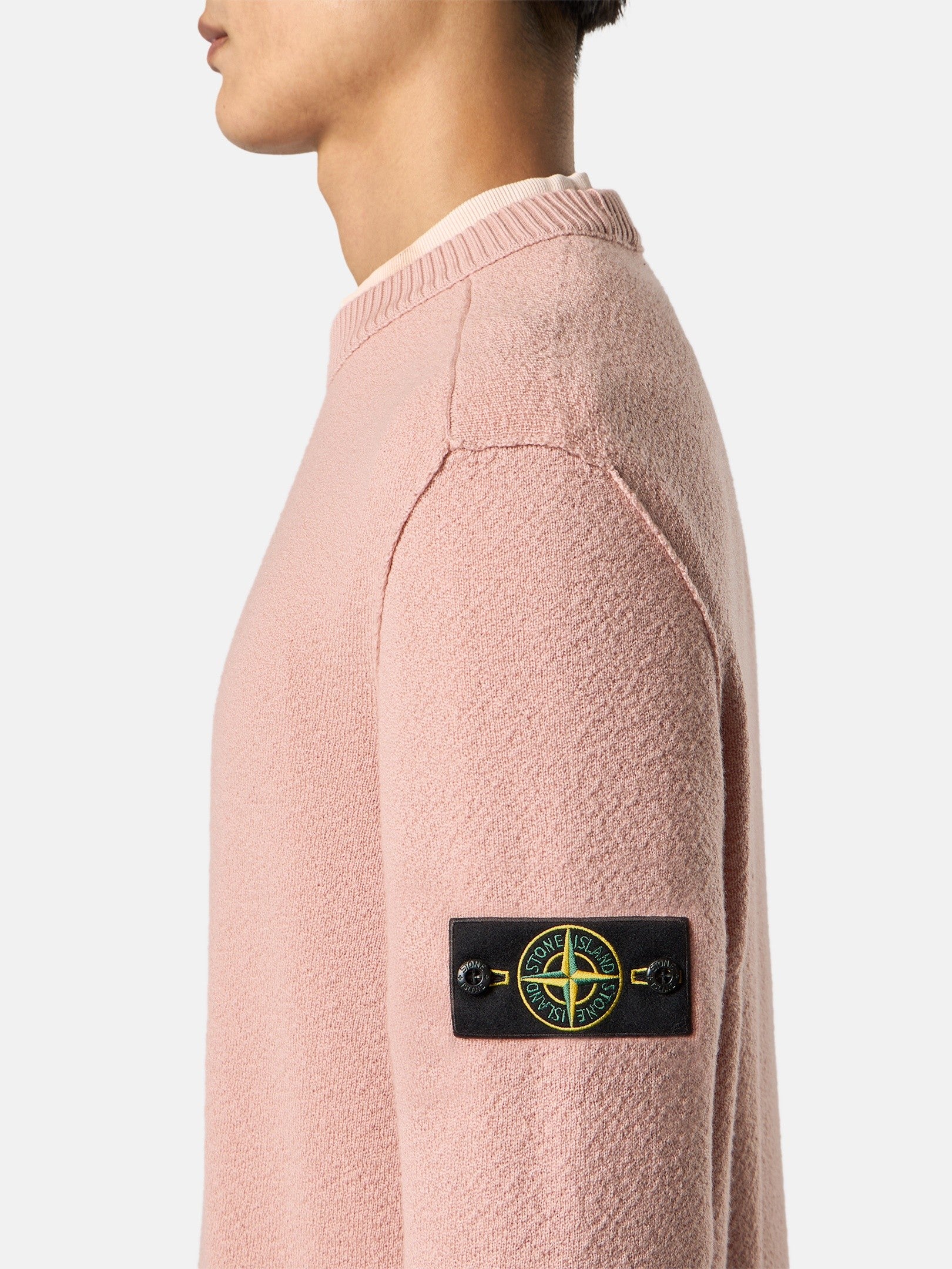 Loose-fit crewneck jumper with ribbed trims - BoUvy