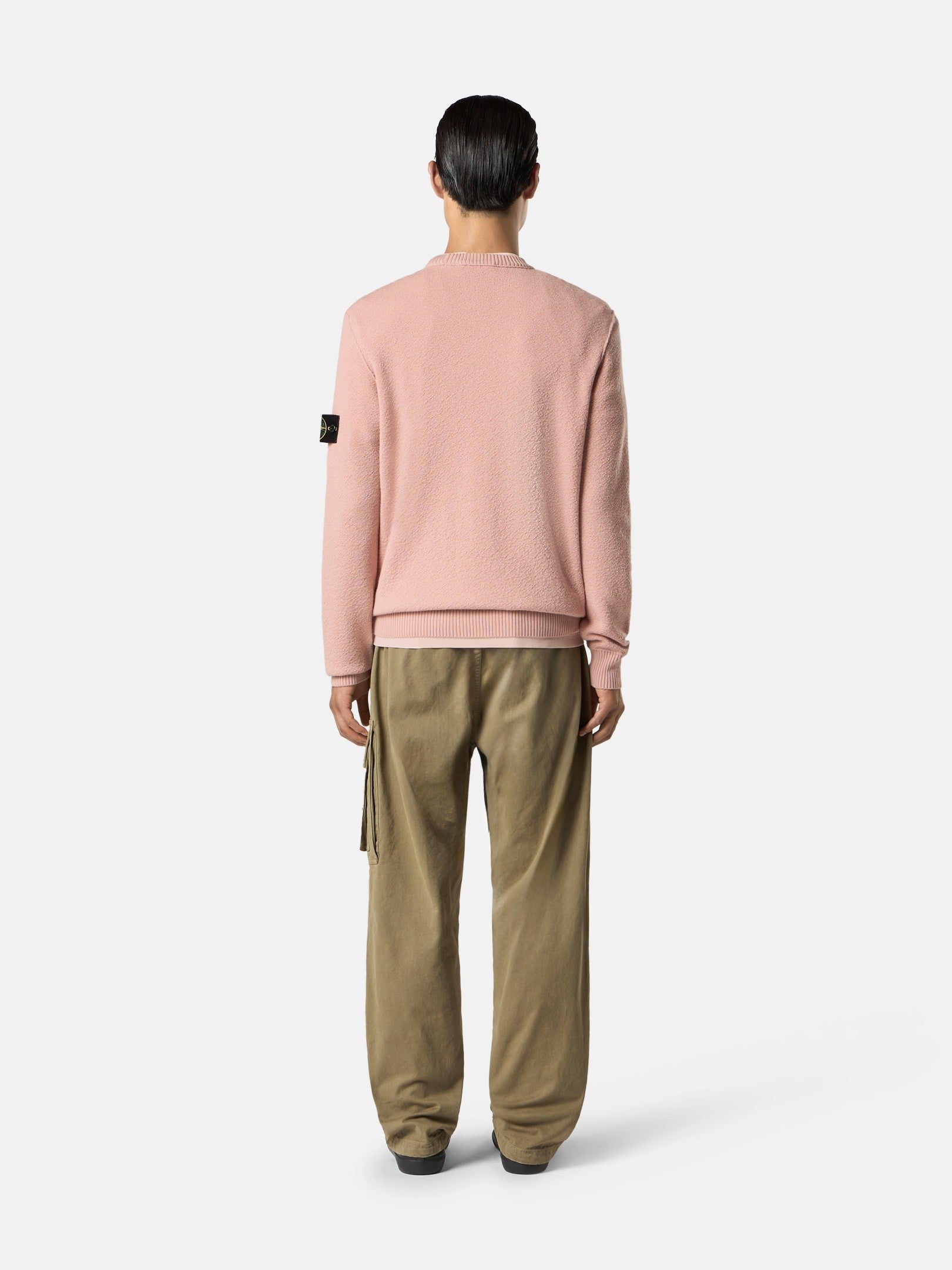 Loose-fit crewneck jumper with ribbed trims - BoUvy