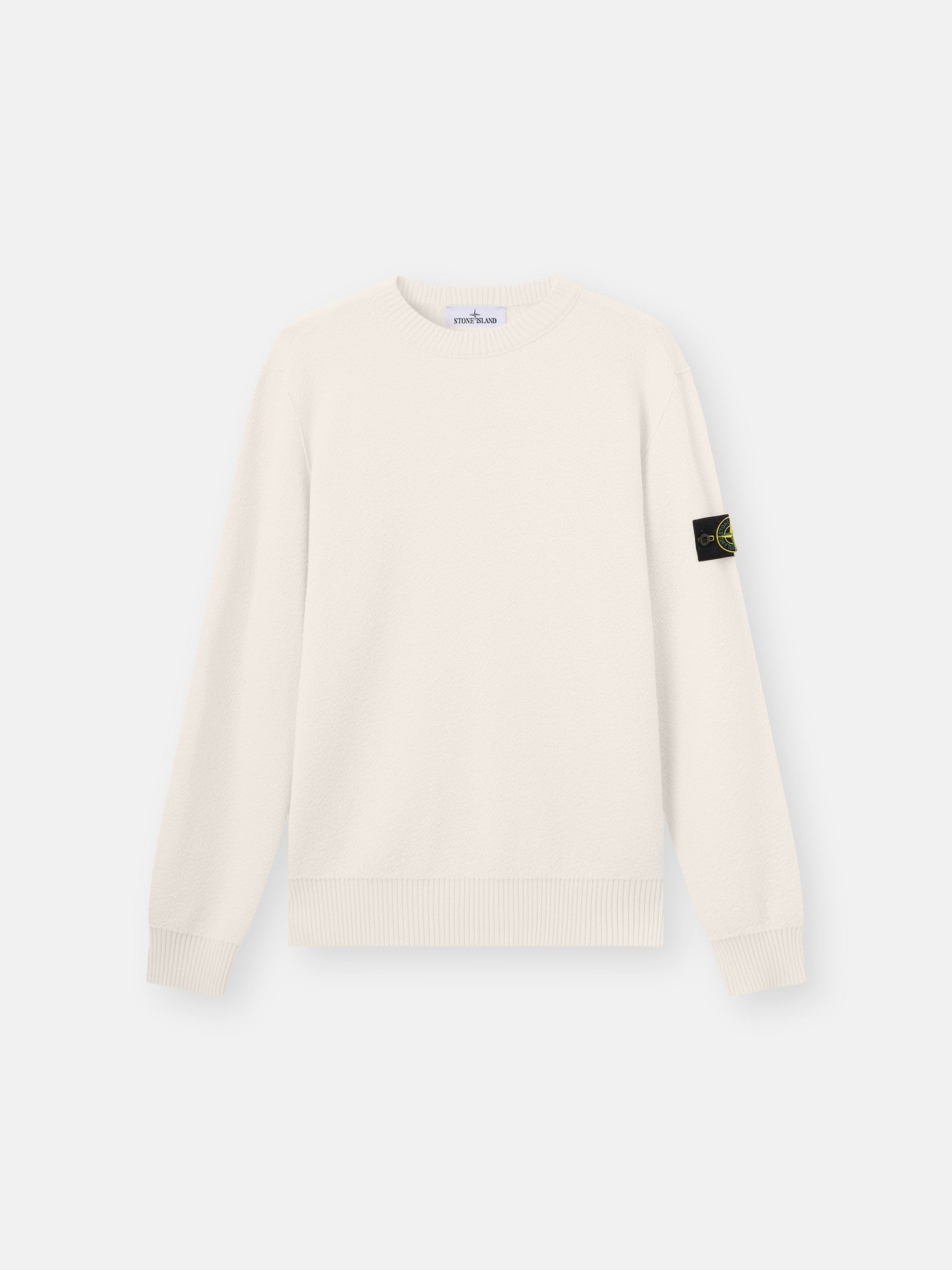 Loose-fit crewneck jumper with ribbed trims - BoUvy