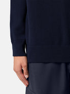 Loose-fit crewneck jumper with raglan sleeves - BoUvy
