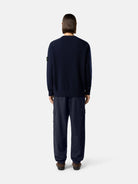 Loose-fit crewneck jumper with raglan sleeves - BoUvy