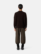 Loose-fit crewneck jumper with raglan sleeves - BoUvy