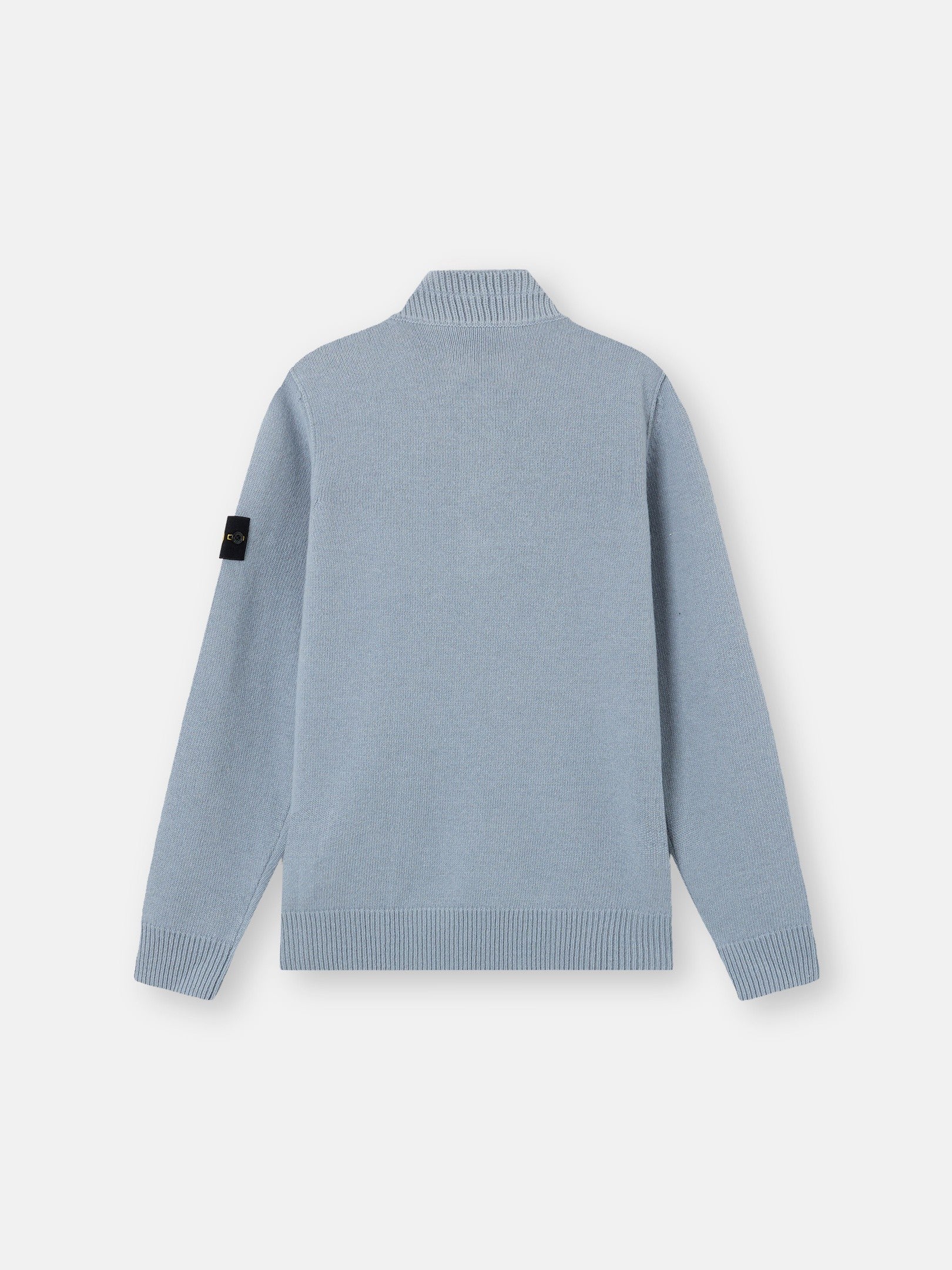 Regular-fit half-zip jumper with button placket - BoUvy