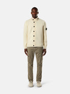 Regular-fit zip-up jumper with button placket - BoUvy