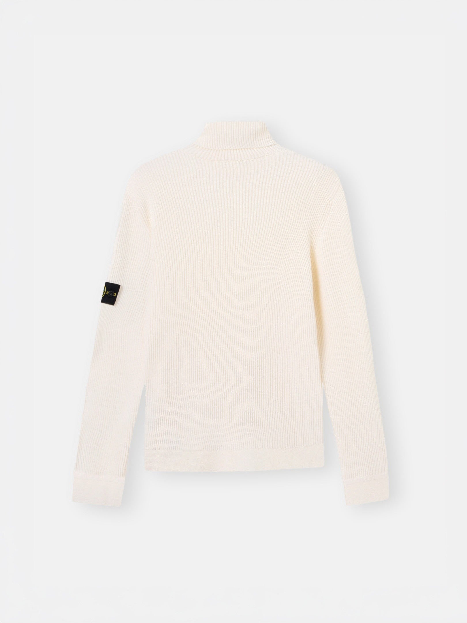 Regular-fit turtleneck jumper with fine-ribbed trims - BoUvy