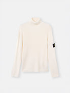 Regular-fit turtleneck jumper with fine-ribbed trims - BoUvy