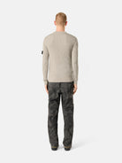 Regular-fit crewneck jumper with fine-ribbed trims - BoUvy