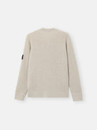 Regular-fit crewneck jumper with fine-ribbed trims - BoUvy