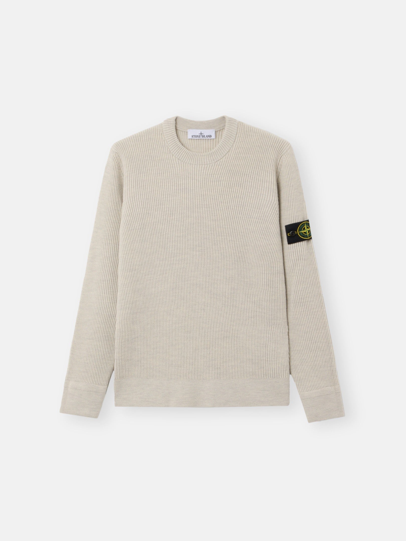 Regular-fit crewneck jumper with fine-ribbed trims - BoUvy