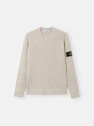Regular-fit crewneck jumper with fine-ribbed trims - BoUvy
