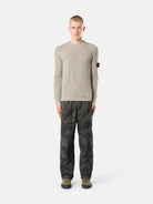 Regular-fit crewneck jumper with fine-ribbed trims - BoUvy