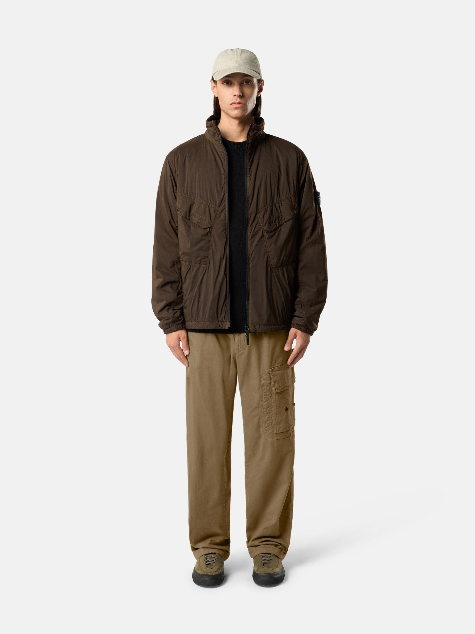 Regular-fit crewneck jumper with ribbed trims - BoUvy