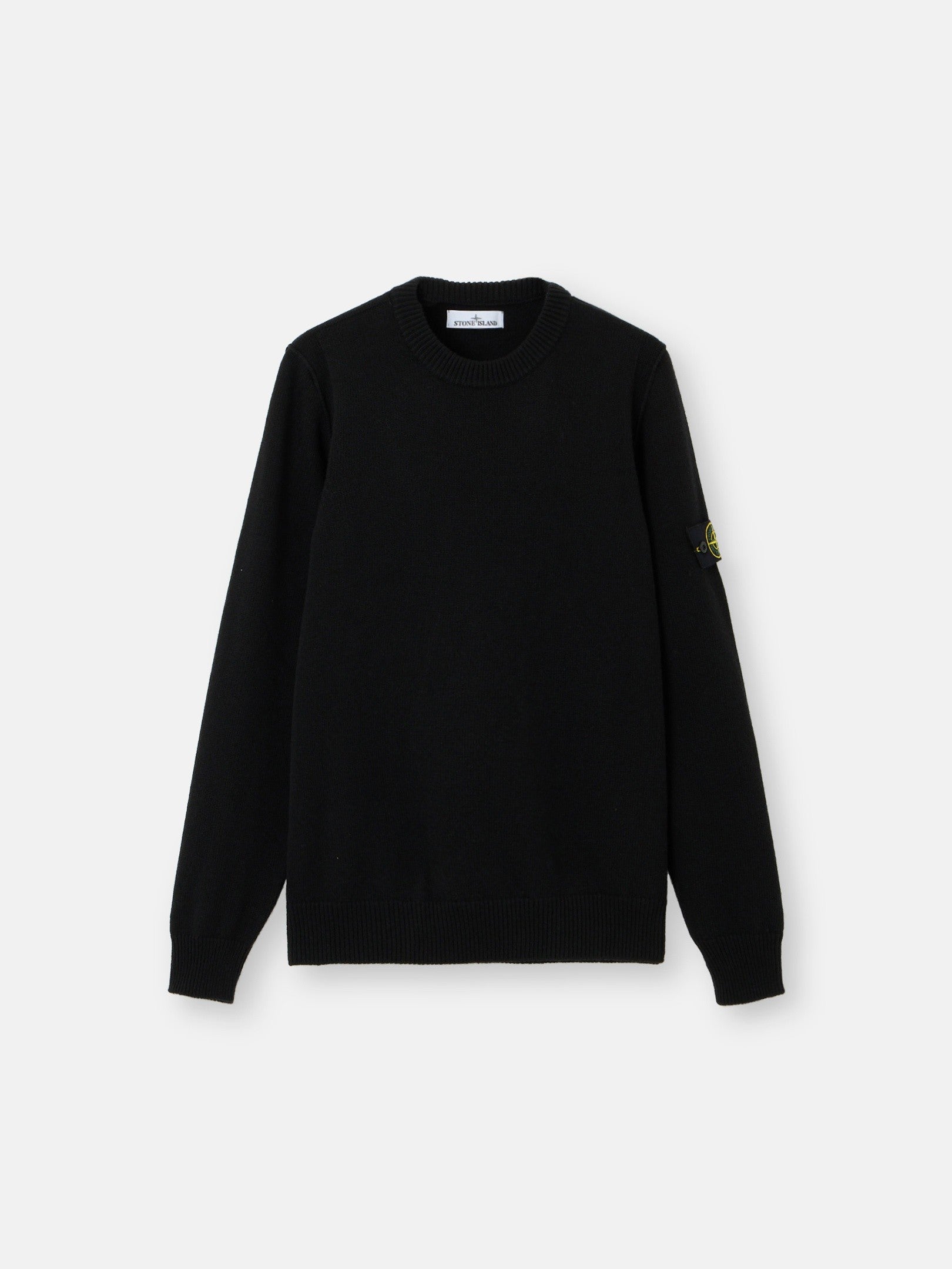Regular-fit crewneck jumper with ribbed trims - BoUvy