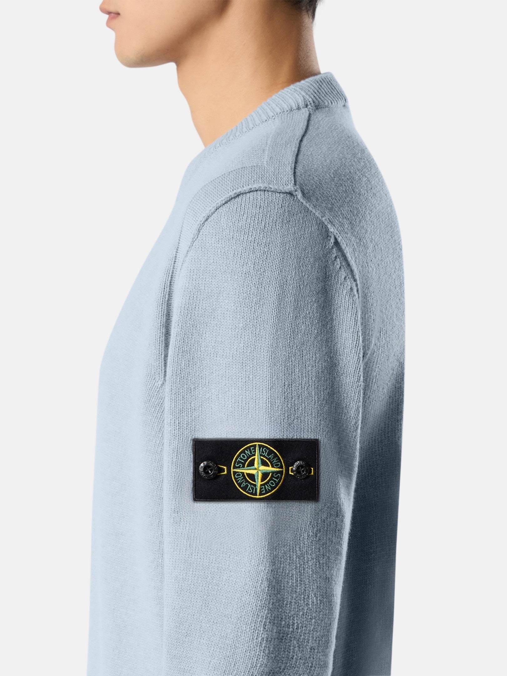 Regular-fit crewneck jumper with ribbed trims - BoUvy