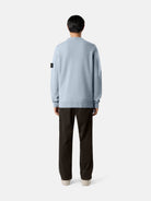 Regular-fit crewneck jumper with ribbed trims - BoUvy