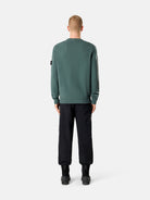 Regular-fit crewneck jumper with ribbed trims - BoUvy